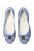 A Blue Flats from Salvatore Ferragamo in size 6T for girl. (Back View)