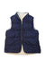 A Navy Outerwear Vests from Seed in size 3T for girl. (Front View)