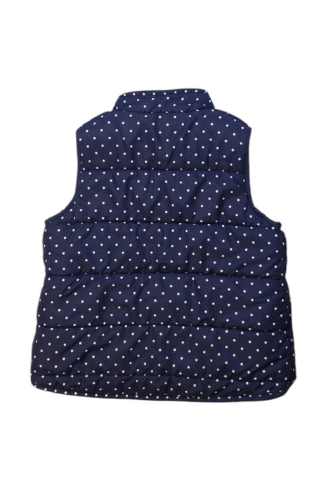 A Navy Outerwear Vests from Seed in size 3T for girl. (Back View)