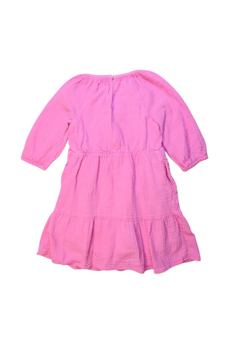 A Pink Long Sleeve Dresses from Vineyard Vines in size 5T for girl. (Back View)