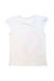 A White Short Sleeve T Shirts from Mountain Warehouse in size 5T for girl. (Back View)