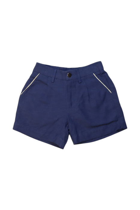 A Blue Shorts from Excuse My French in size 4T for girl. (Front View)