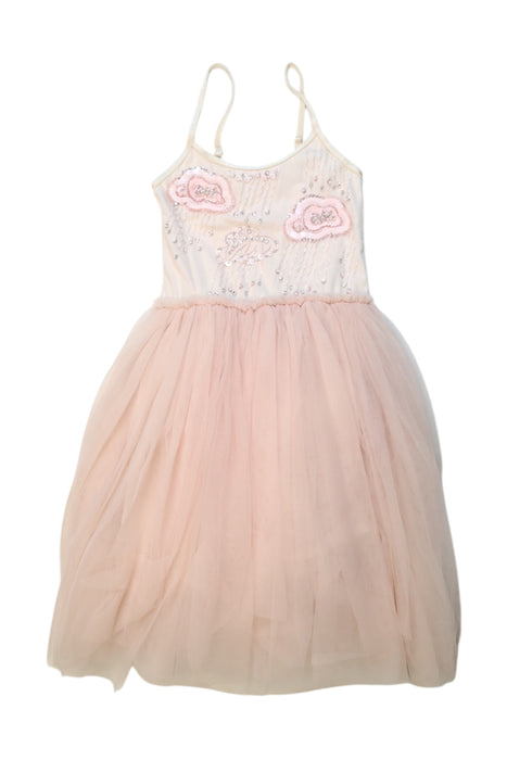 A Pink Sleeveless Dresses from Tutu Du Monde in size 2T for girl. (Front View)