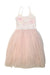 A Pink Sleeveless Dresses from Tutu Du Monde in size 2T for girl. (Front View)