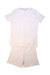 A White Pyjama Sets from The Little White Company in size 11Y for girl. (Front View)