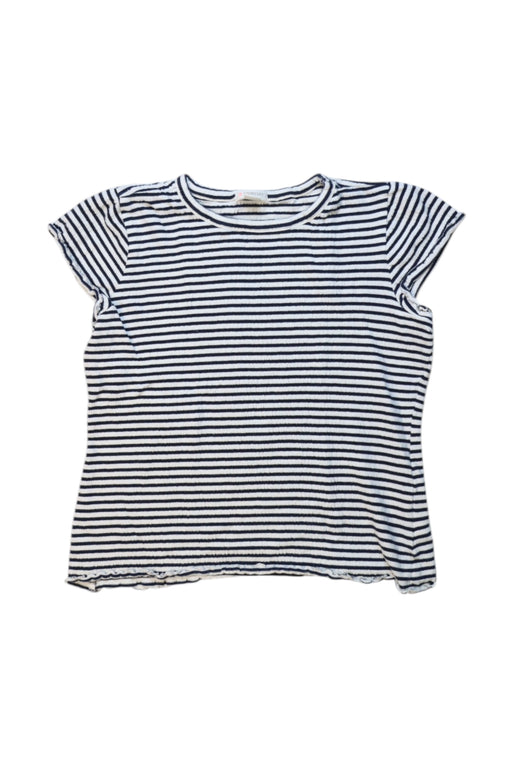 A Navy Short Sleeve T Shirts from Crewcuts in size 10Y for girl. (Front View)