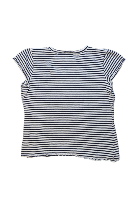 A Navy Short Sleeve T Shirts from Crewcuts in size 10Y for girl. (Back View)