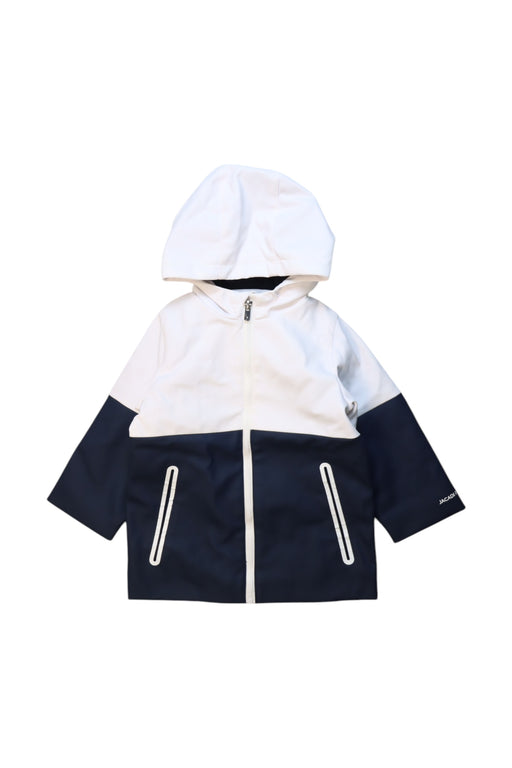 A Navy Rain Jackets from Jacadi in size 3T for boy. (Front View)