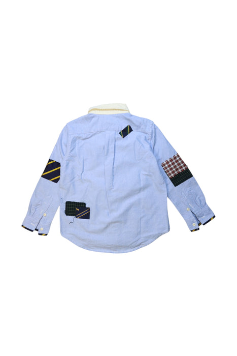 A Blue Long Sleeve Shirts from Ralph Lauren in size 5T for boy. (Back View)