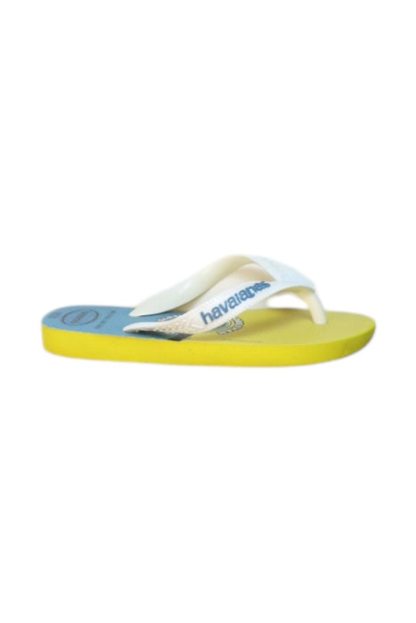 A Multicolour Flip Flops from Havaianas in size 5T for boy. (Front View)