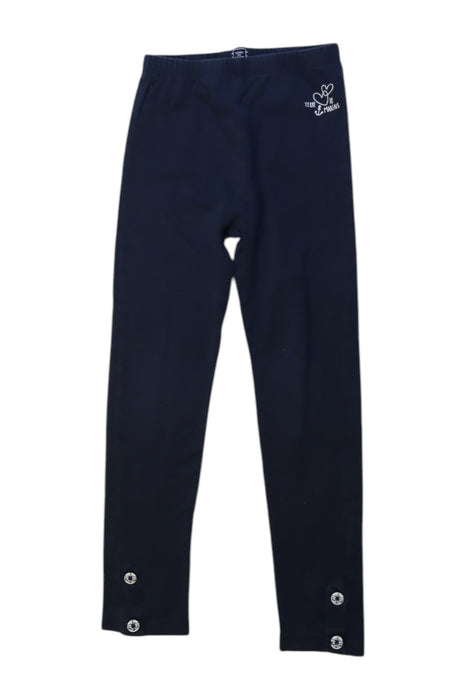 A Navy Casual Pants from Terre De Marins in size 6T for girl. (Front View)