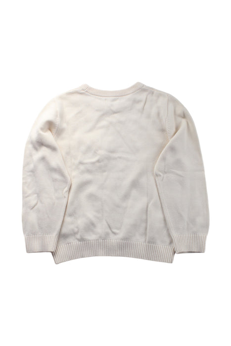 A White Knit Sweaters from Balabala in size 5T for neutral. (Back View)