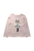 A Pink Long Sleeve Tops from Momonittu in size 6T for girl. (Front View)