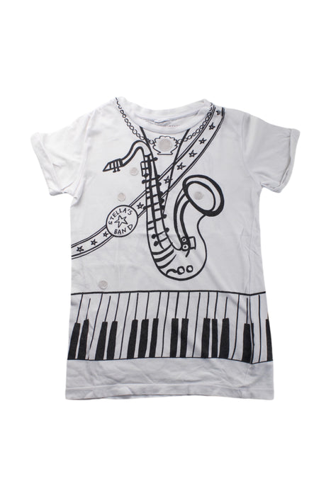 A White Short Sleeve T Shirts from Stella McCartney in size 4T for neutral. (Front View)