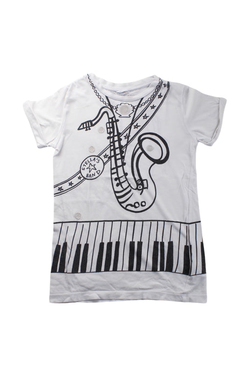 A White Short Sleeve T Shirts from Stella McCartney in size 4T for neutral. (Front View)