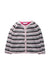 A Pink Cardigans from La Compagnie des Petits in size 4T for girl. (Front View)