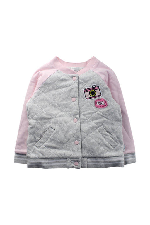 A Pink Puffer/Quilted Coats & Outerwear from Mides in size 6T for girl. (Front View)