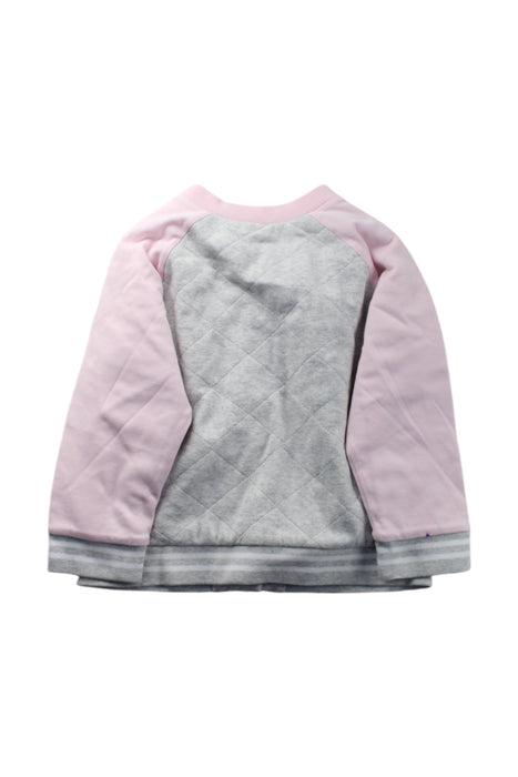 A Pink Puffer/Quilted Coats & Outerwear from Mides in size 6T for girl. (Back View)