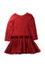 A Red Long Sleeve Dresses from Momonittu in size 6T for girl. (Back View)