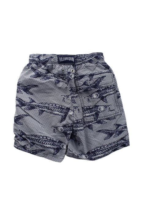 A Navy Swim Shorts from Vilebrequin in size 8Y for boy. (Back View)