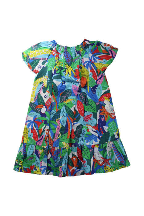 A Multicolour Short Sleeve Dresses from Boden in size 7Y for girl. (Back View)