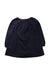 A Navy Long Sleeve Dresses from Jacadi in size 6T for girl. (Front View)