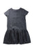 A Grey Short Sleeve Dresses from Jacadi in size 8Y for girl. (Front View)