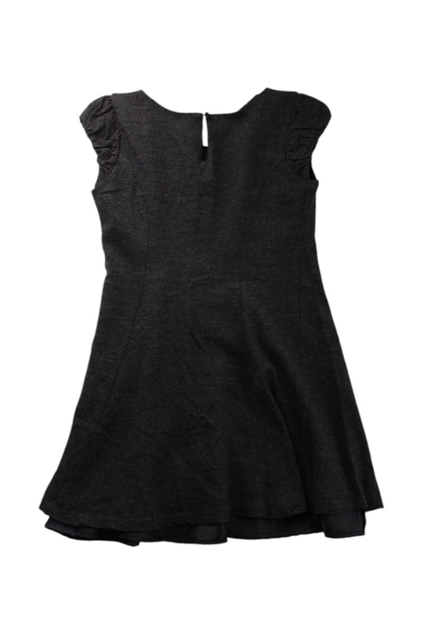 A Black Short Sleeve Dresses from Polo Ralph Lauren in size 7Y for girl. (Back View)