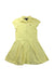 A Yellow Short Sleeve Dresses from Polo Ralph Lauren in size 6T for girl. (Front View)