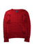A Red Knit Sweaters from Polo Ralph Lauren in size 6T for girl. (Front View)