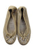 A Beige Flats from TWINSET in size 7Y for girl. (Back View)