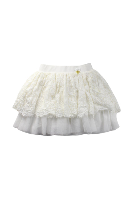 A White Tulle Skirts from Angel's Face in size 6T for girl. (Front View)