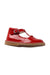 A Red Dress Shoes from Jacadi in size 18-24M for girl. (Front View)