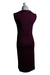 A Burgundy Sleeveless Dresses from Mayarya in size XS for maternity. (Back View)