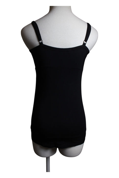 A Black Sleeveless Tops from Mayarya in size XS for maternity. (Back View)