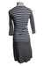 A Navy Long Sleeve Dresses from Seraphine in size S for maternity. (Back View)