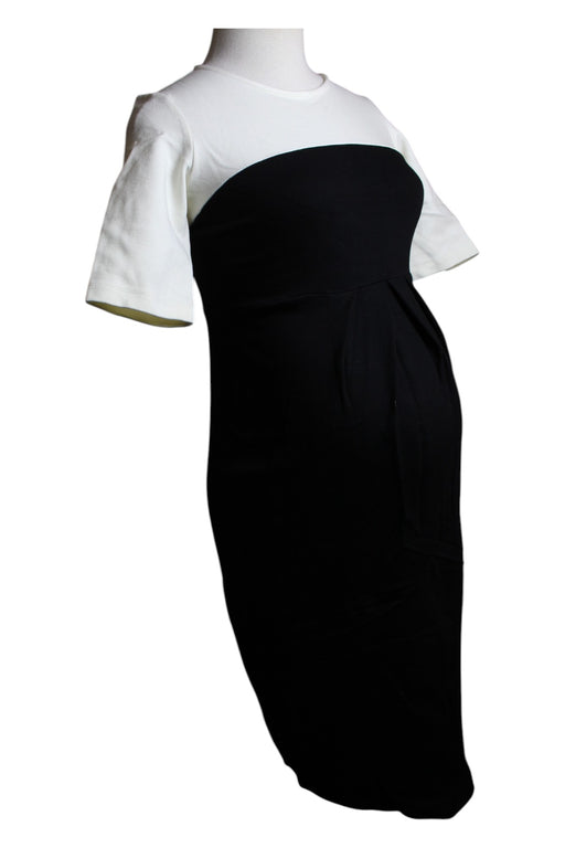 A Black Short Sleeve Dresses from Isabella Oliver in size XS for maternity. (Front View)