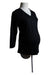 A Black Long Sleeve Shirts from Hotmilk in size S for maternity. (Front View)