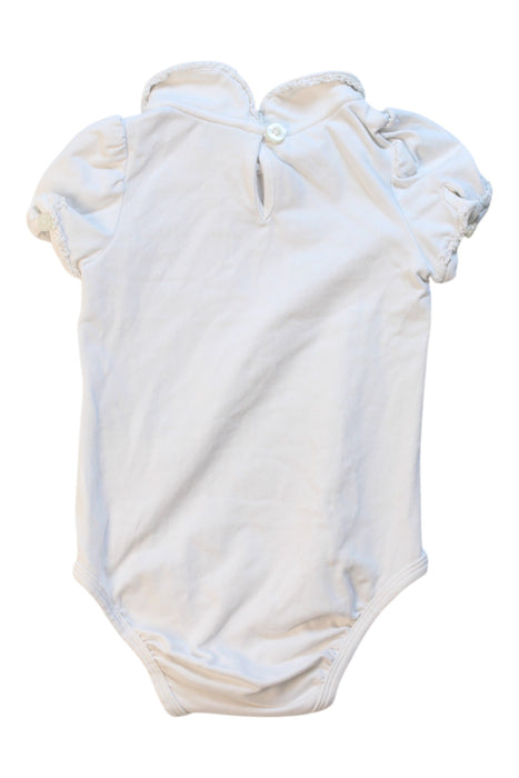 A White Short Sleeve Bodysuits from Nicholas & Bears in size 3-6M for girl. (Back View)