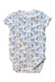 A White Short Sleeve Bodysuits from Seed in size 0-3M for boy. (Front View)