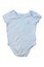 A Blue Short Sleeve Bodysuits from Tommy Hilfiger in size 3-6M for boy. (Front View)