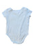 A Blue Short Sleeve Bodysuits from Tommy Hilfiger in size 3-6M for boy. (Back View)