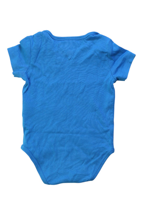 A Blue Short Sleeve Bodysuits from Tommy Hilfiger in size 0-3M for boy. (Back View)