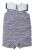 A Navy Sleeveless Rompers from Ralph Lauren in size 6-12M for boy. (Back View)