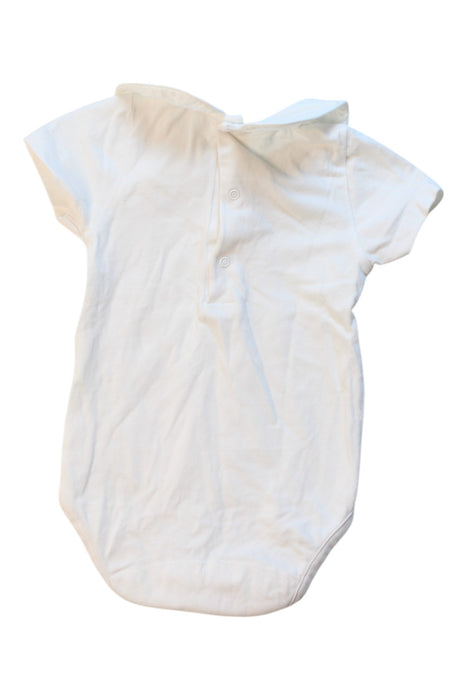 A White Short Sleeve Bodysuits from Thomas Brown in size 3-6M for boy. (Back View)