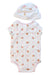 A White Short Sleeve Bodysuits from Ralph Lauren in size 6-12M for girl. (Back View)