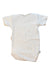 A Ivory Short Sleeve Bodysuits from Organic Natural Charm in size 6-12M for neutral. (Back View)