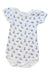 A White Short Sleeve Bodysuits from Petit Bateau in size 3-6M for boy. (Front View)