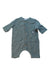 A Green Long Sleeve Rompers from Vertbaudet in size 0-3M for boy. (Front View)