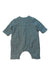 A Green Long Sleeve Rompers from Vertbaudet in size 0-3M for boy. (Back View)